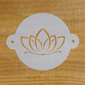 Stencil - lotus