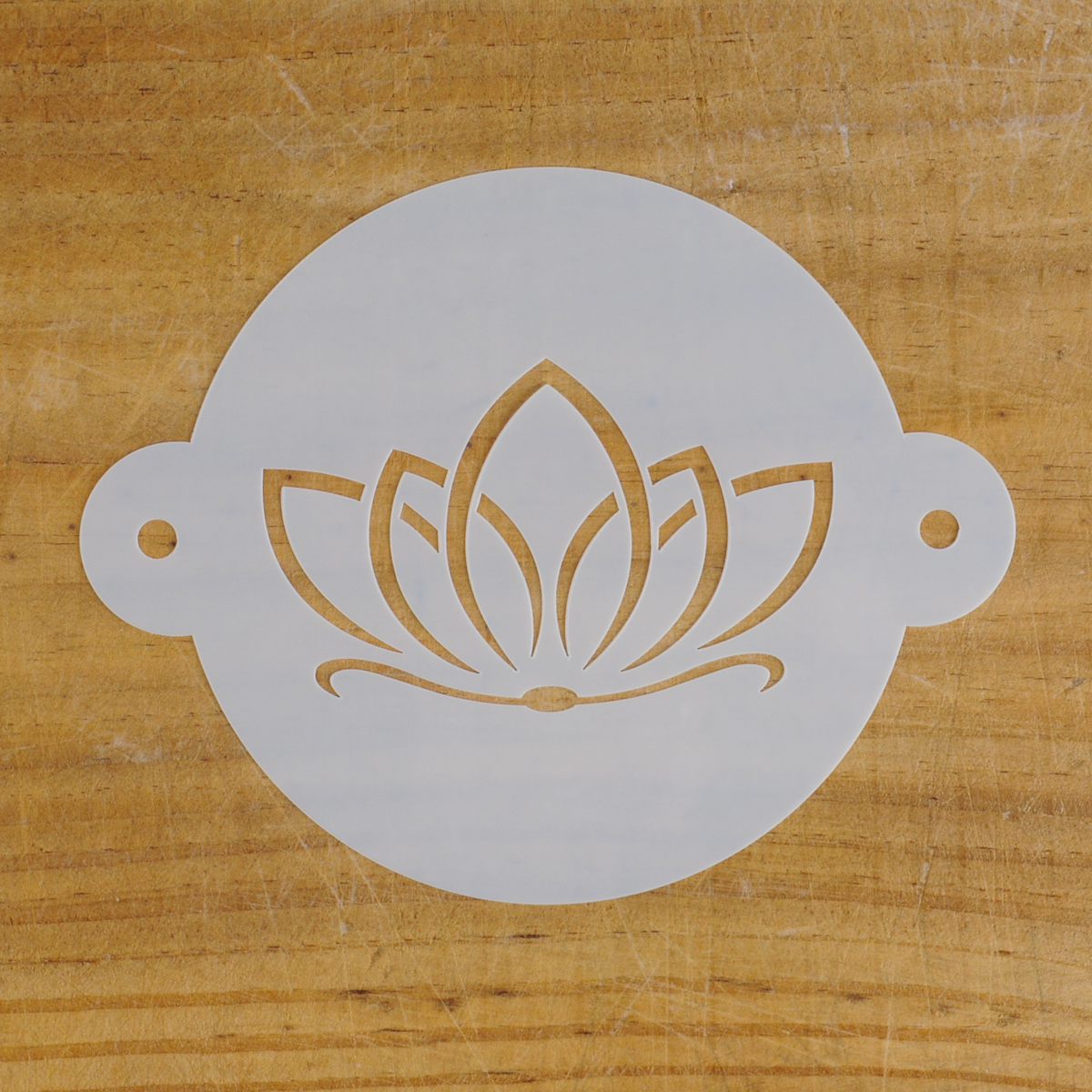 Stencil - lotus